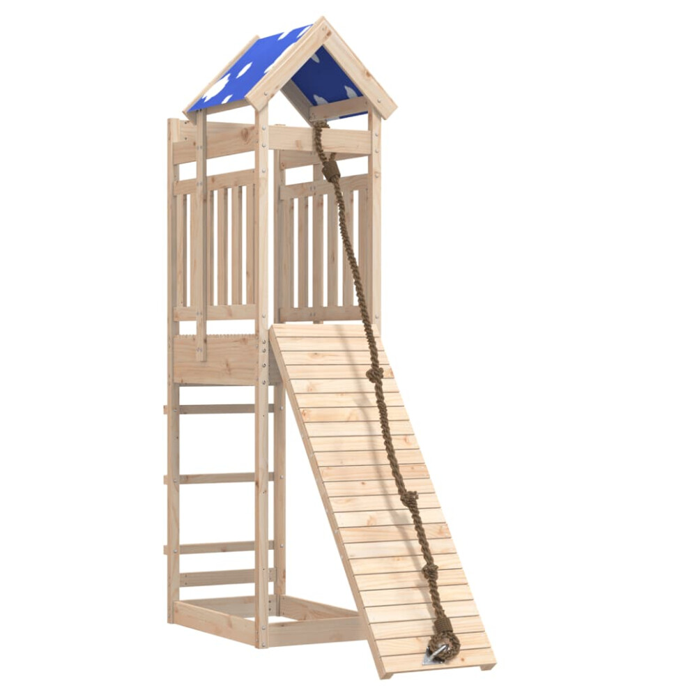 (solid pine wood) vidaXL Outdoor Playset Garden Playhouse Kids Playground Solid Wood Douglas