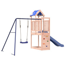 (solid douglas wood) vidaXL Outdoor Playset Garden Playhouse Playground Equipment Solid Wood Pine