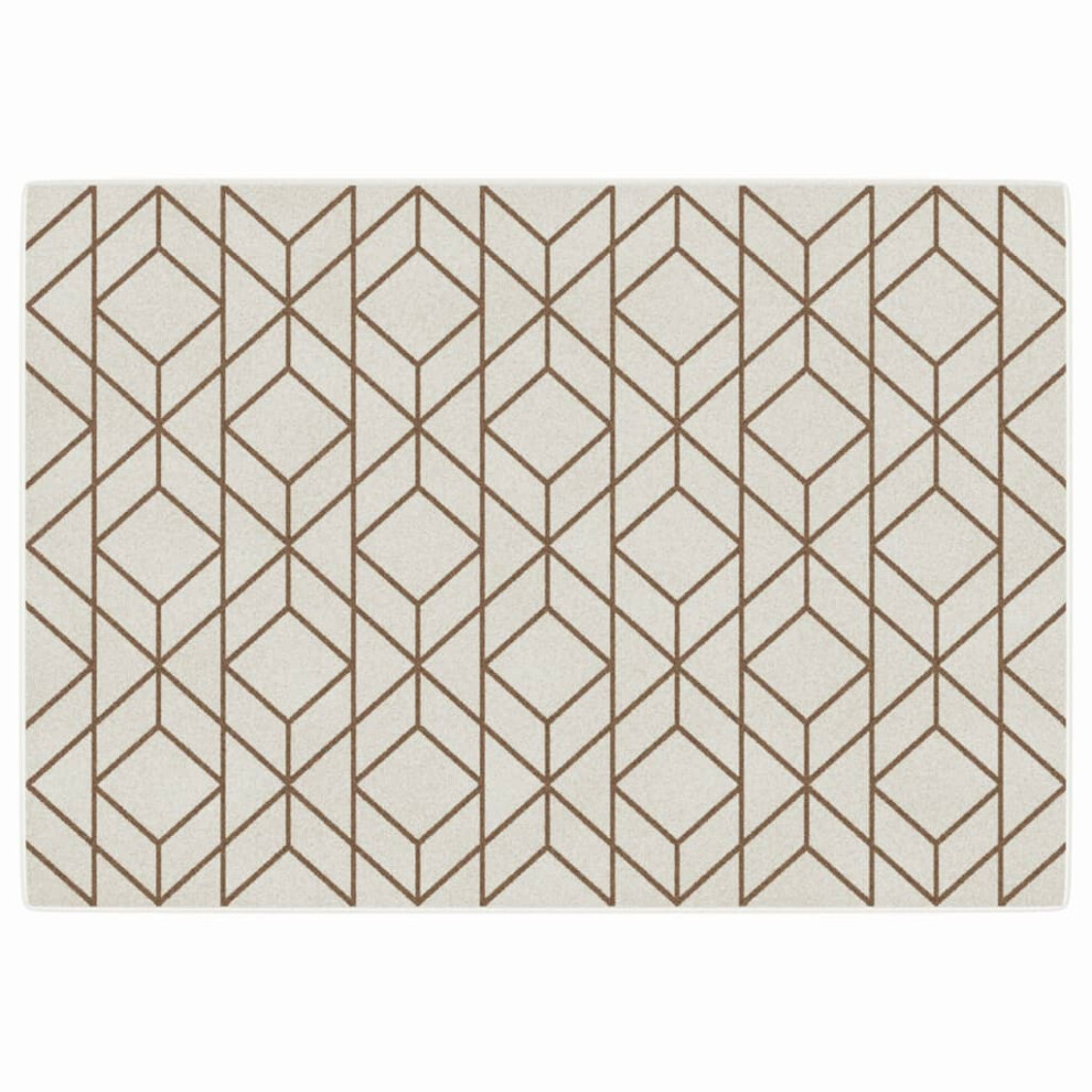 (geometrical, 160 x 230 cm) vidaXL Indoor and Outdoor Rug Short Pile Mat Area Rug Anti Slip Carpet Runner