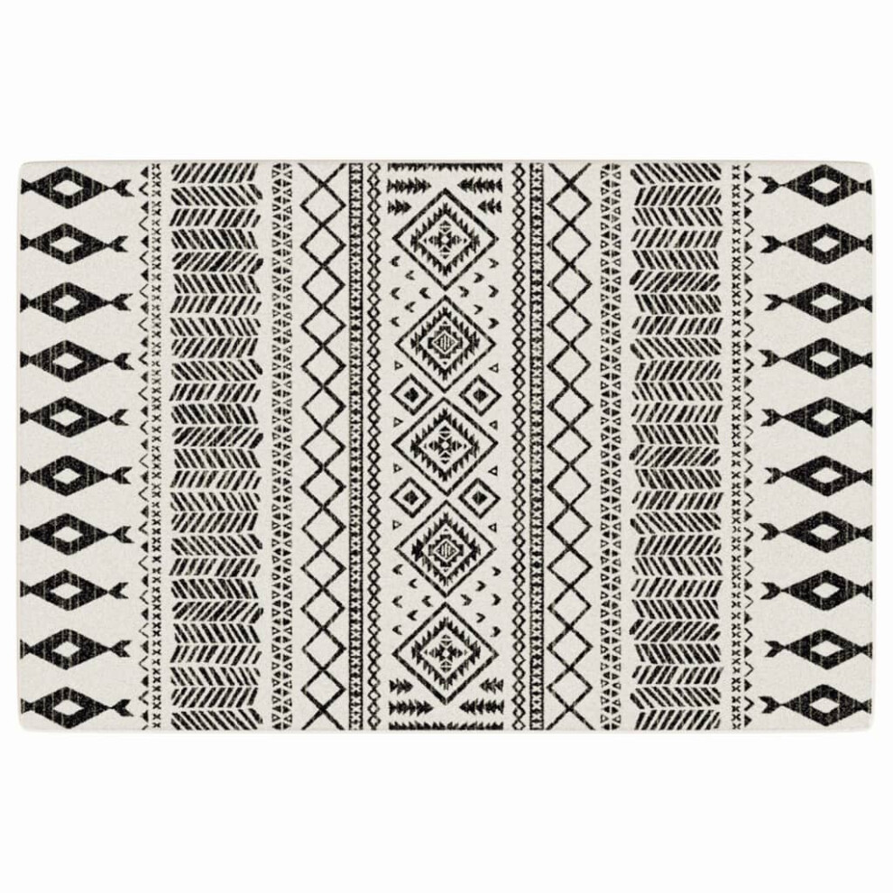 (indian, 120 x 180 cm) vidaXL Indoor and Outdoor Rug Short Pile Mat Area Rug Anti Slip Carpet Runner