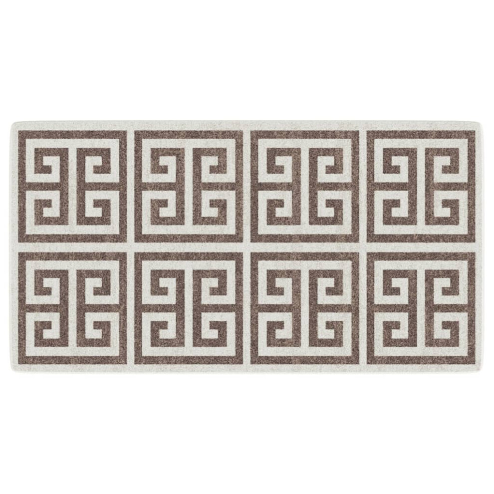 (square, 80 x 150 cm) vidaXL Indoor and Outdoor Rug Short Pile Mat Area Rug Anti Slip Carpet Runner