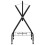 VidaXL vidaXL Saddle Rack Foldable Freestanding Saddle Stand Saddle Holder Black Iron 5