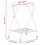VidaXL vidaXL Saddle Rack Foldable Freestanding Saddle Stand Saddle Holder Black Iron 11