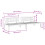 VidaXL vidaXL Garden Pallet Middle Sofas Patio Outdoor Sofa 2 pcs Solid Wood Acacia 7