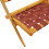 VidaXL vidaXL Folding Garden Chairs 2 pcs with Table Dining Chair Red Solid Wood 5