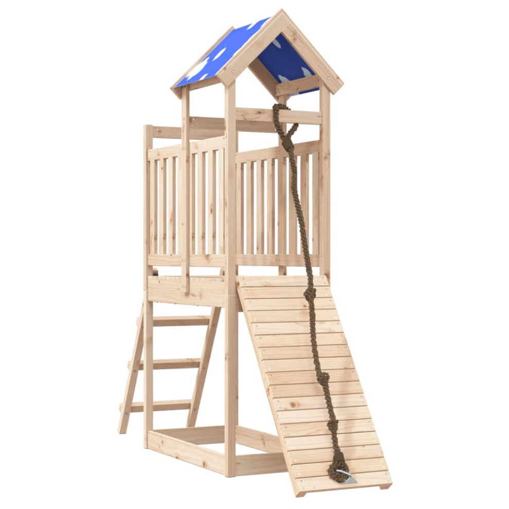 vidaXL Outdoor Playset Garden Playhouse Playground Equipment Solid Wood Pine