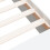 VidaXL vidaXL Bed Frame Bed Base Bedstead White 150x200 cm King Size Engineered Wood 8