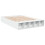 VidaXL vidaXL Bed Frame Bed Base Bedstead White 150x200 cm King Size Engineered Wood 1