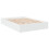 VidaXL vidaXL Bed Frame Bed Base Bedstead White 150x200 cm King Size Engineered Wood 6