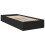 VidaXL vidaXL Bed Frame Home Bed Base Black 75x190 cm Small Single Engineered Wood 6
