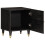 VidaXL vidaXL Bedside Cabinets Nightstand Bedroom Side Table 2 pcs Solid Wood Mango 3