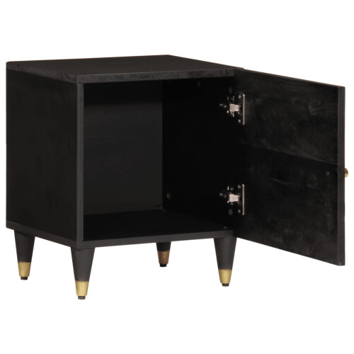 VidaXL vidaXL Bedside Cabinets Nightstand Bedroom Side Table 2 pcs Solid Wood Mango 2