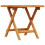 VidaXL vidaXL Garden Side Table Patio Dining Table Outdoor Table Solid Wood Acacia 5
