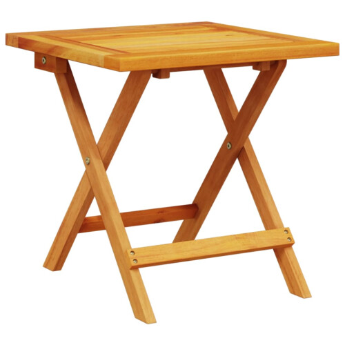 VidaXL vidaXL Garden Side Table Patio Dining Table Outdoor Table Solid Wood Acacia