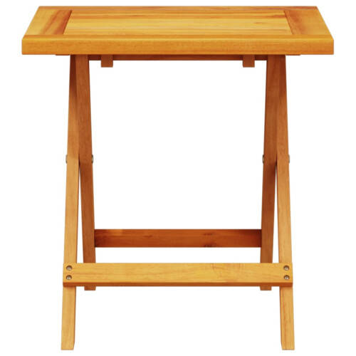 VidaXL vidaXL Garden Side Table Patio Dining Table Outdoor Table Solid Wood Acacia 2