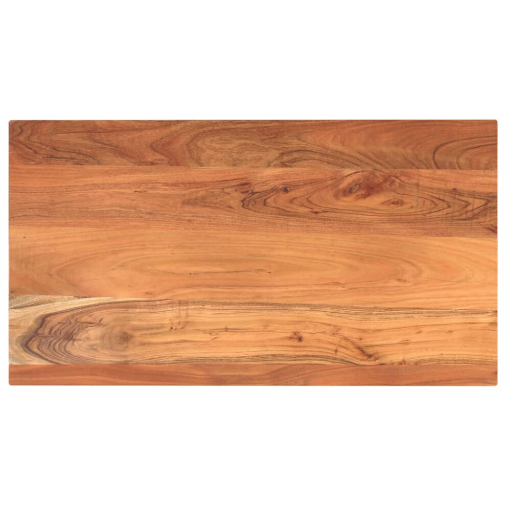 vidaXL Table Top Replacement Dining Table Top Rectangular Solid Wood Acacia