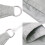 VidaXL vidaXL Sonnensegel Hellgrau 3x3x3 m 100% Polyester Oxford 6