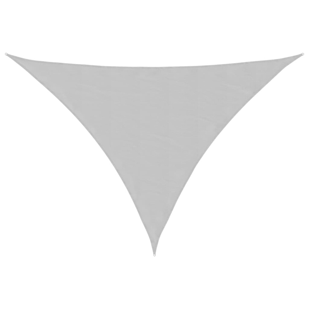 vidaXL Sun Shade Sail Awning Canopy Light Grey 4x4x5.8 m 100% Polyester Oxford