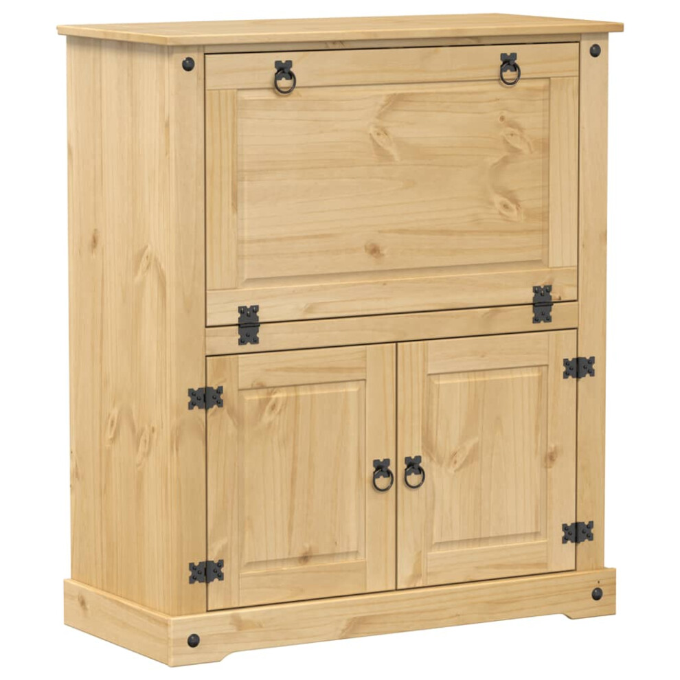 Vidaxl Wine Cabinet Wine Cupboard Sideboard Drinks Cabinet Solid Wood Pine