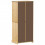 VidaXL vidaXL Wardrobe Cupboard Closet Clothes Storage Organiser Solid Wood Pine 6