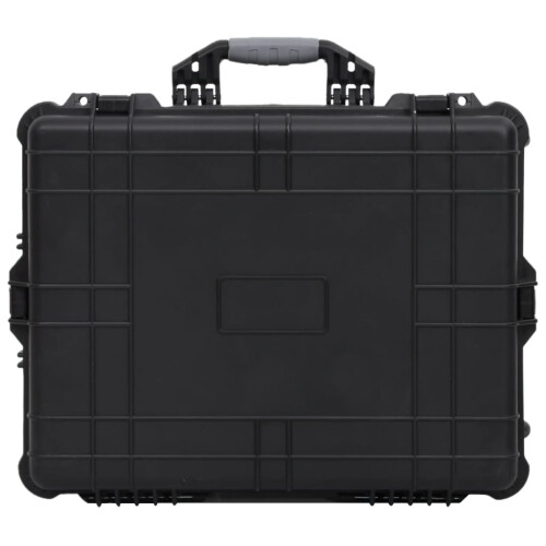 VidaXL vidaXL Wheeled Flight Case Black 63x50x23 cm PP Flight Case Storage Handle 2