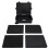 VidaXL vidaXL Wheeled Flight Case Black 63x50x23 cm PP Flight Case Storage Handle 2