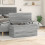 VidaXL vidaXL Storage Box Blanket Box Storage Chest Box Grey Sonoma Engineered Wood 3