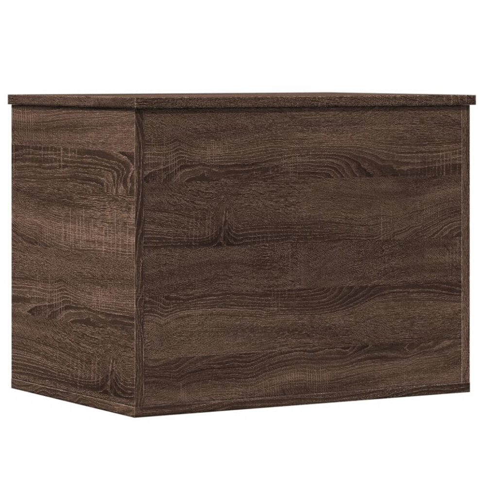 vidaXL Storage Box Blanket Box Storage Chest Box Brown Oak Engineered Wood