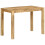 VidaXL vidaXL Solid Mango Wood Dining Table - 110 x 55 x 76 cm, Natural Finish, Iron Frame, Rustic Kitchen/Restaurant Bistro Table 10
