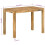 VidaXL vidaXL Solid Mango Wood Dining Table - 110 x 55 x 76 cm, Natural Finish, Iron Frame, Rustic Kitchen/Restaurant Bistro Table 4