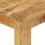 VidaXL vidaXL Solid Mango Wood Dining Table - 110 x 55 x 76 cm, Natural Finish, Iron Frame, Rustic Kitchen/Restaurant Bistro Table 5