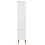 VidaXL vidaXL Solid Wood Pine Vitrine Cabinet MOLDE White Book Shelf Storage Rack 6