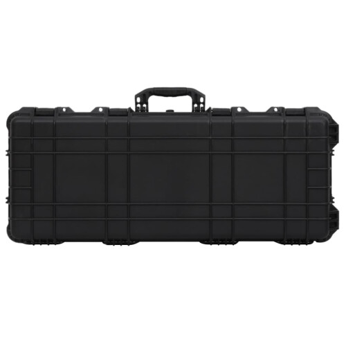 VidaXL vidaXL Wheeled Flight Case Waterproof Protective Hard Case Camera Case Black PP 2