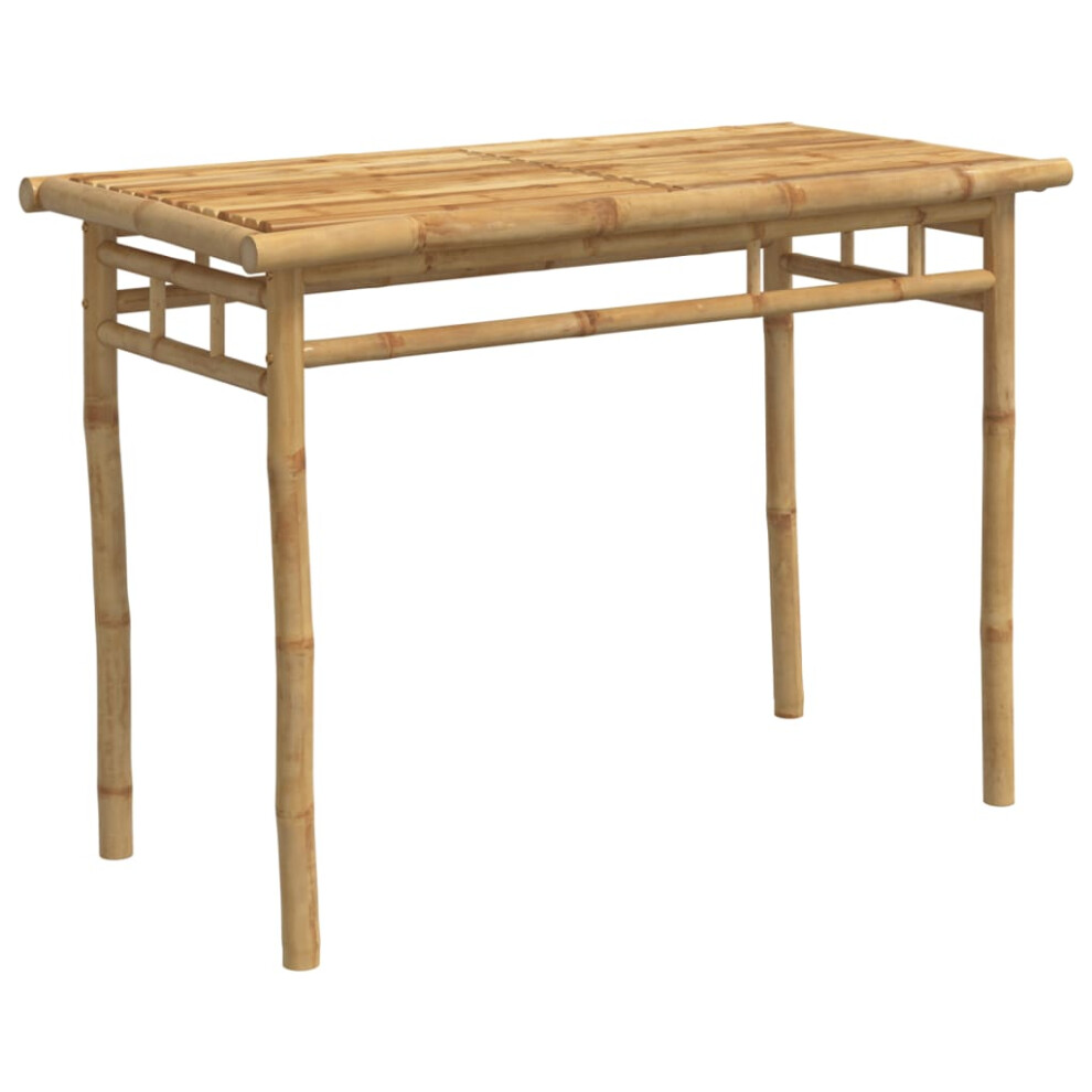 Vidaxl Garden Dining Table Patio Coffee Table Outdoor Dining Table Bamboo