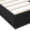 VidaXL vidaXL Bed Frame Bedroom Bed Base Bedstead Black 100x200 cm Engineered Wood 7