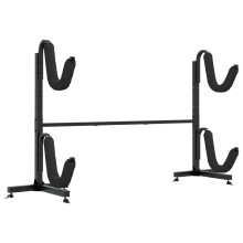 vidaXL Kayak Storage Rack for 2 Kayak Wall Mounted Canoe Storage Hanger Steel