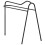 VidaXL vidaXL Saddle Rack 3 Legged Freestanding Saddle Stand Saddle Holder Black Iron 2