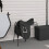 VidaXL vidaXL Saddle Rack 3 Legged Freestanding Saddle Stand Saddle Holder Black Iron 3