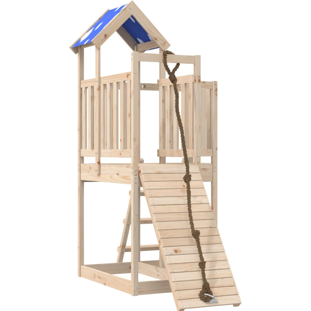 Vidaxl Outdoor Playset Garden Playhouse Playground Equipment Solid Wood Pine