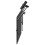 VidaXL vidaXL Pitchfork Head with 14 Tines Pitch Fork Replacement Head Black Steel 6