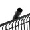 VidaXL vidaXL Pitchfork Head with 14 Tines Pitch Fork Replacement Head Black Steel 8