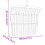 VidaXL vidaXL Pitchfork Head with 14 Tines Pitch Fork Replacement Head Black Steel 9