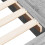 VidaXL vidaXL Bed Frame Home Bed Base Bedstead Grey Sonoma 140x200 cm Engineered Wood 8