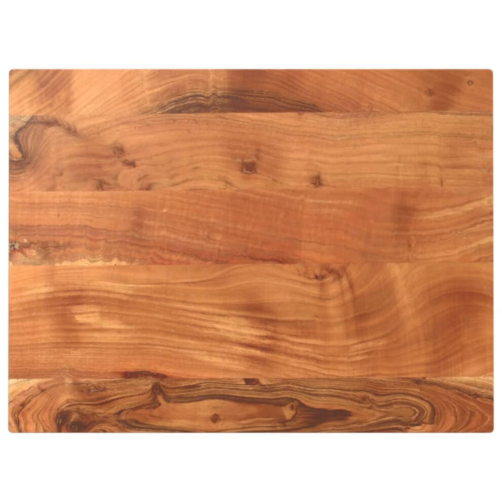 Vidaxl Table Top Replacement Dining Table Top Rectangular Solid Wood Acacia
