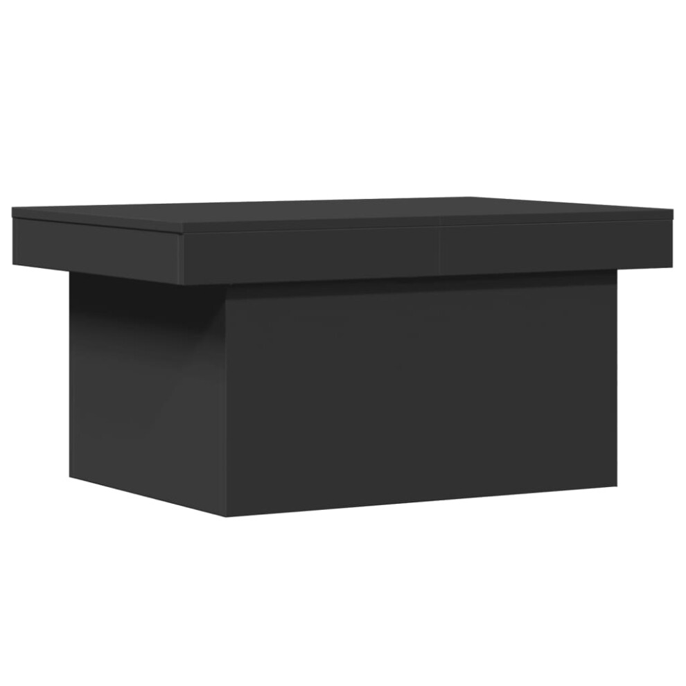 Vidaxl Coffee Table Hallway Accent End Table Side Table Black Engineered Wood
