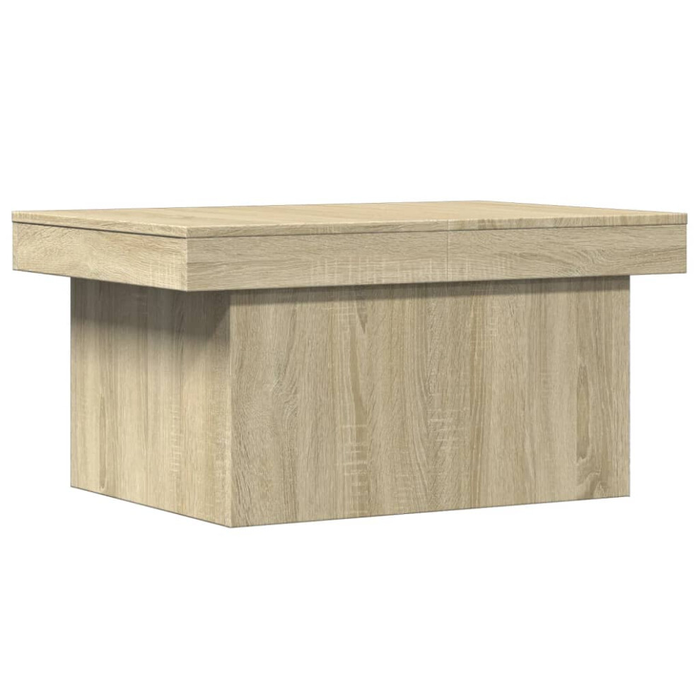 vidaXL Coffee Table Hallway End Table Side Table Sonoma Oak Engineered Wood