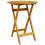 VidaXL vidaXL Folding Garden Table Outdoor Table Patio Dining Table Solid Wood Acacia 6