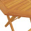 VidaXL vidaXL Folding Garden Table Outdoor Table Patio Dining Table Solid Wood Acacia 10