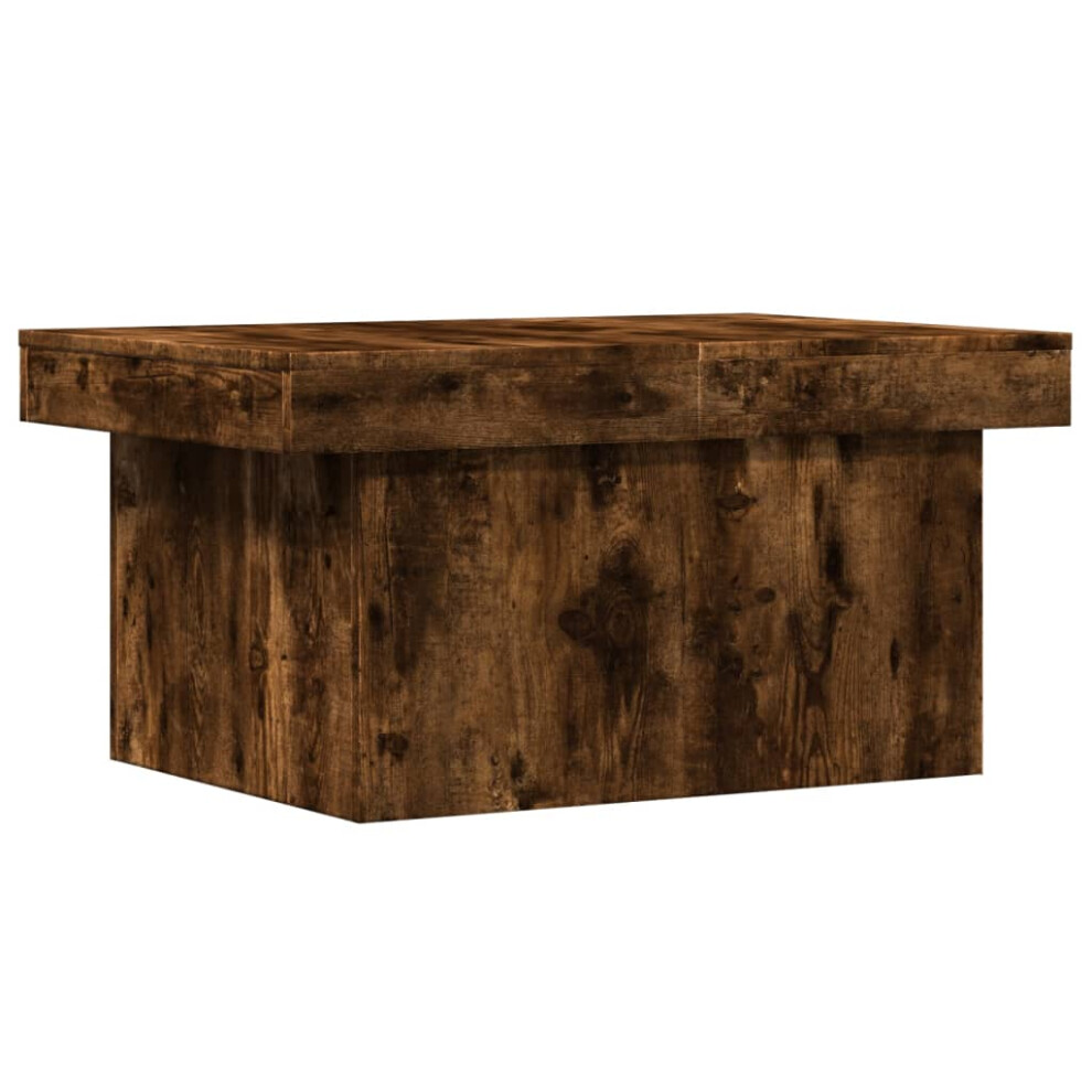 Vidaxl Coffee Table Hallway End Table Side Table Smoked Oak Engineered Wood