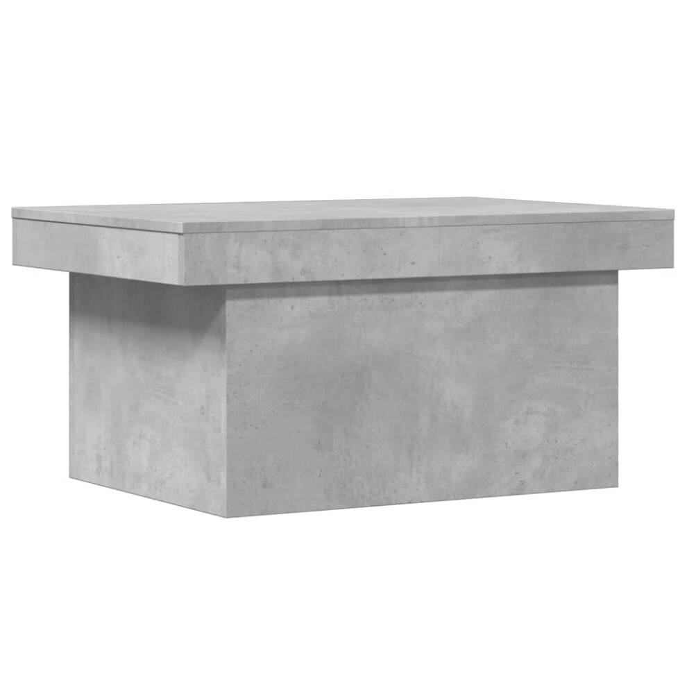 VIDAXL - Coffee Table - Engineered Wood - 100x55x40 cm - Grey - Image 2